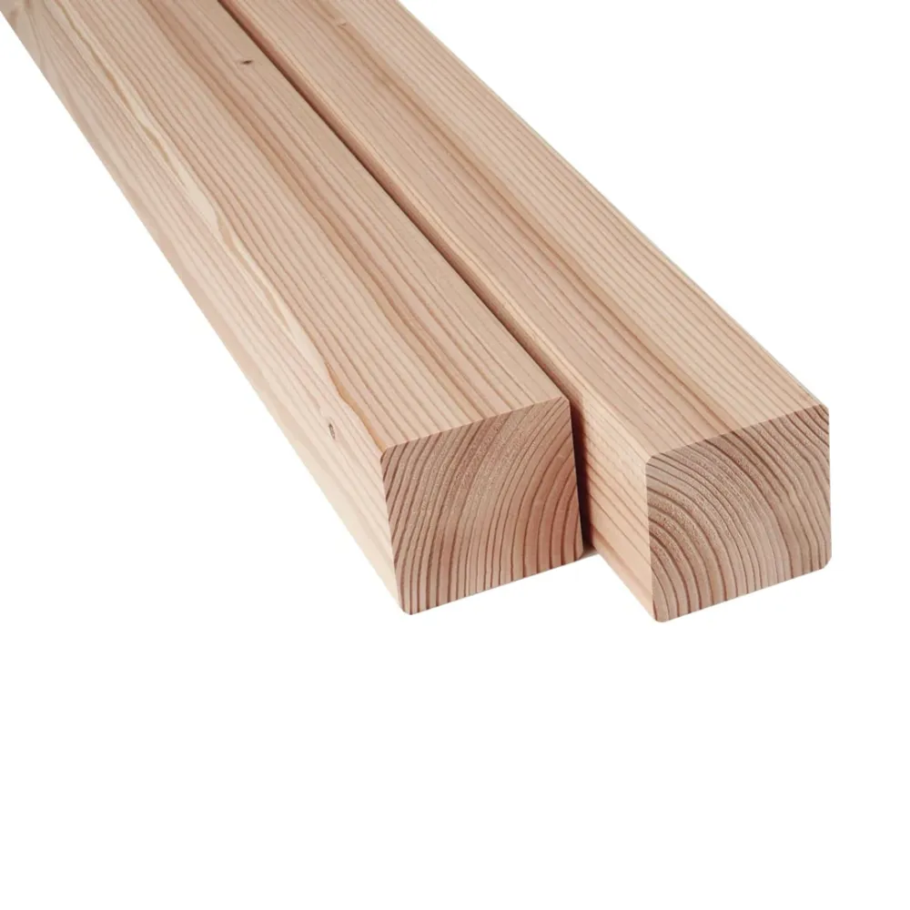 Douglas paal 65x65 mm geschaafd onbehandeld