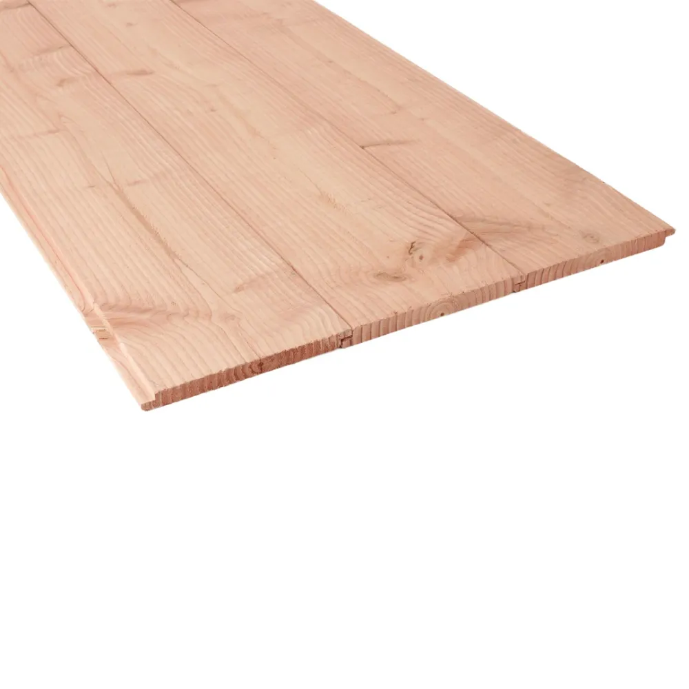 Douglas halfhouts rabat 18x150 mm fijnbezaagd onbehandeld