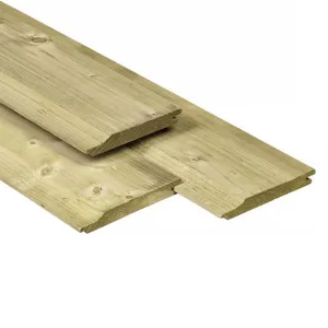 Vuren rabat 19x145 mm geschaafd geimpregneerd