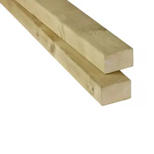 Vuren balk 45x70 mm geschaafd geimpregneerd