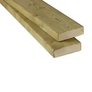 Vuren balk 45x145 mm L= 4200 mm geschaafd geimpregneerd