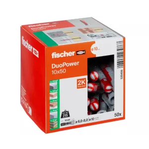 Fischer DuoPower 10x50 plug 50 st/ds