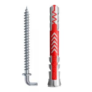 Fischer Duopower 6x30 plug met schroefduim verzinkt 4,5x47 6 st/bs