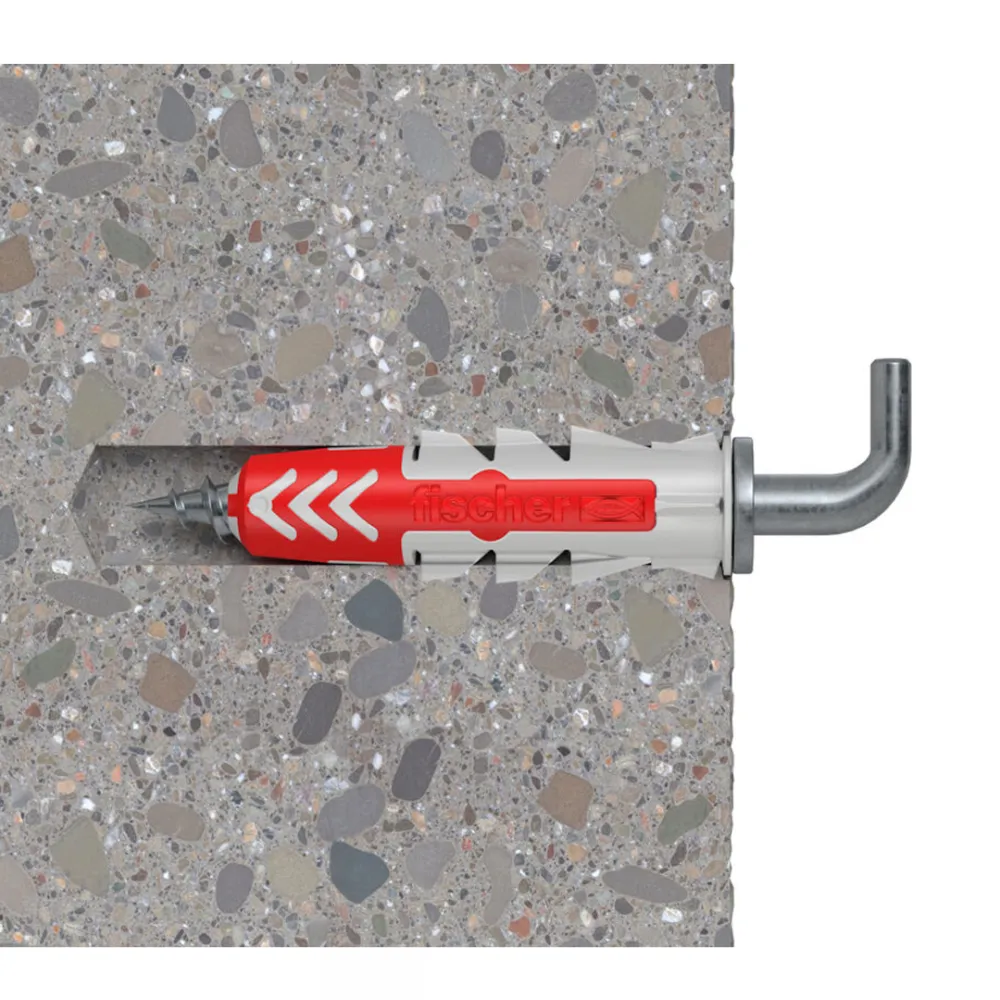 Fischer Duopower 10x50 plug met schroefduim verzinkt 7,0x77 2 st/bs