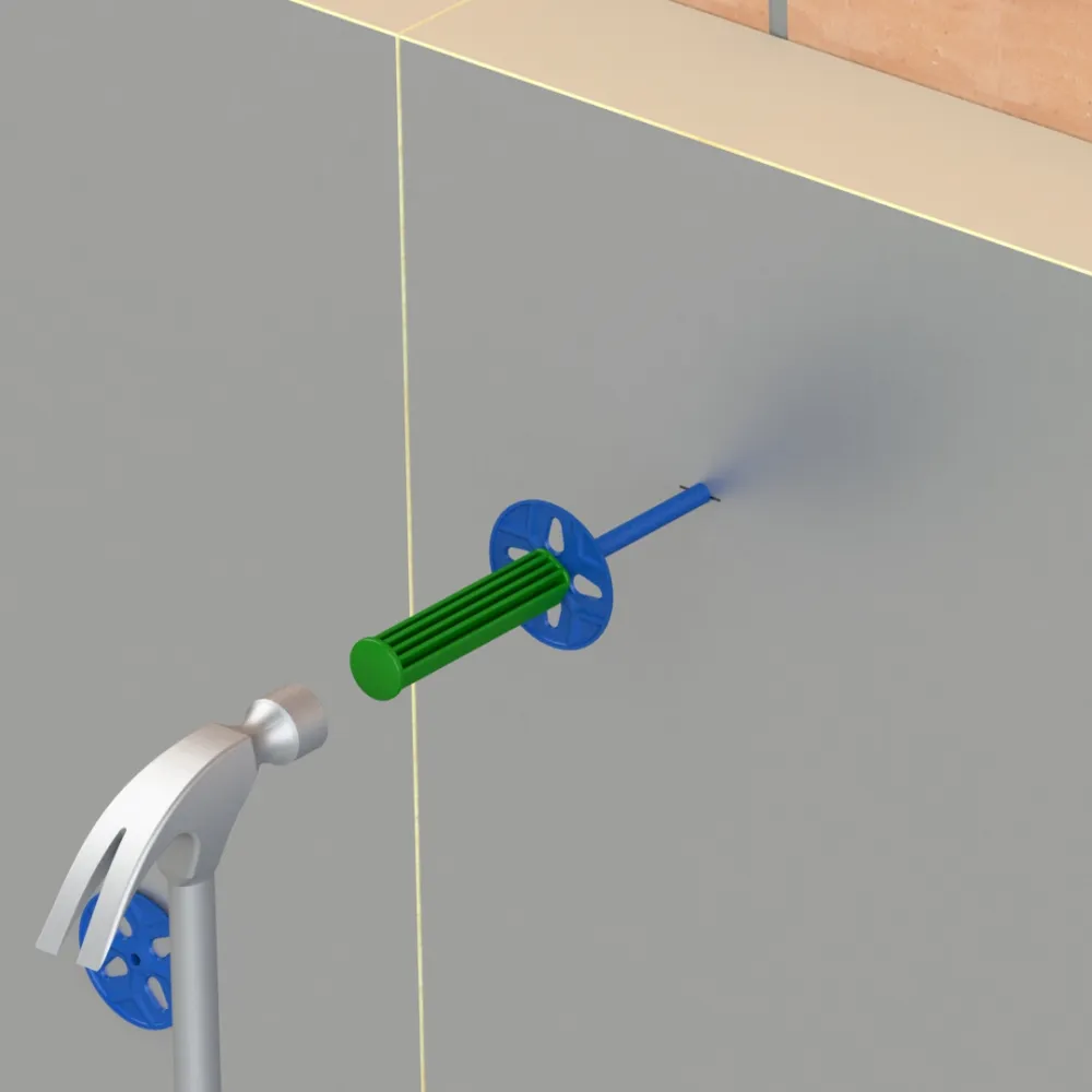 Inslag hulpstuk 235 mm transparant voor flex- en perfopluggen