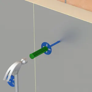 Inslag hulpstuk 235 mm transparant voor flex- en perfopluggen