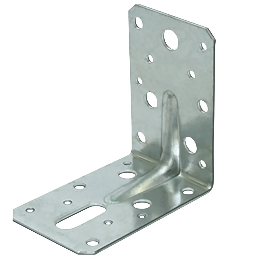 Hoekanker met ril 90x90/60x2.0 verzinkt