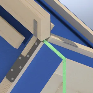 Ruitersteun B=32 40x1.5 mm verzinkt