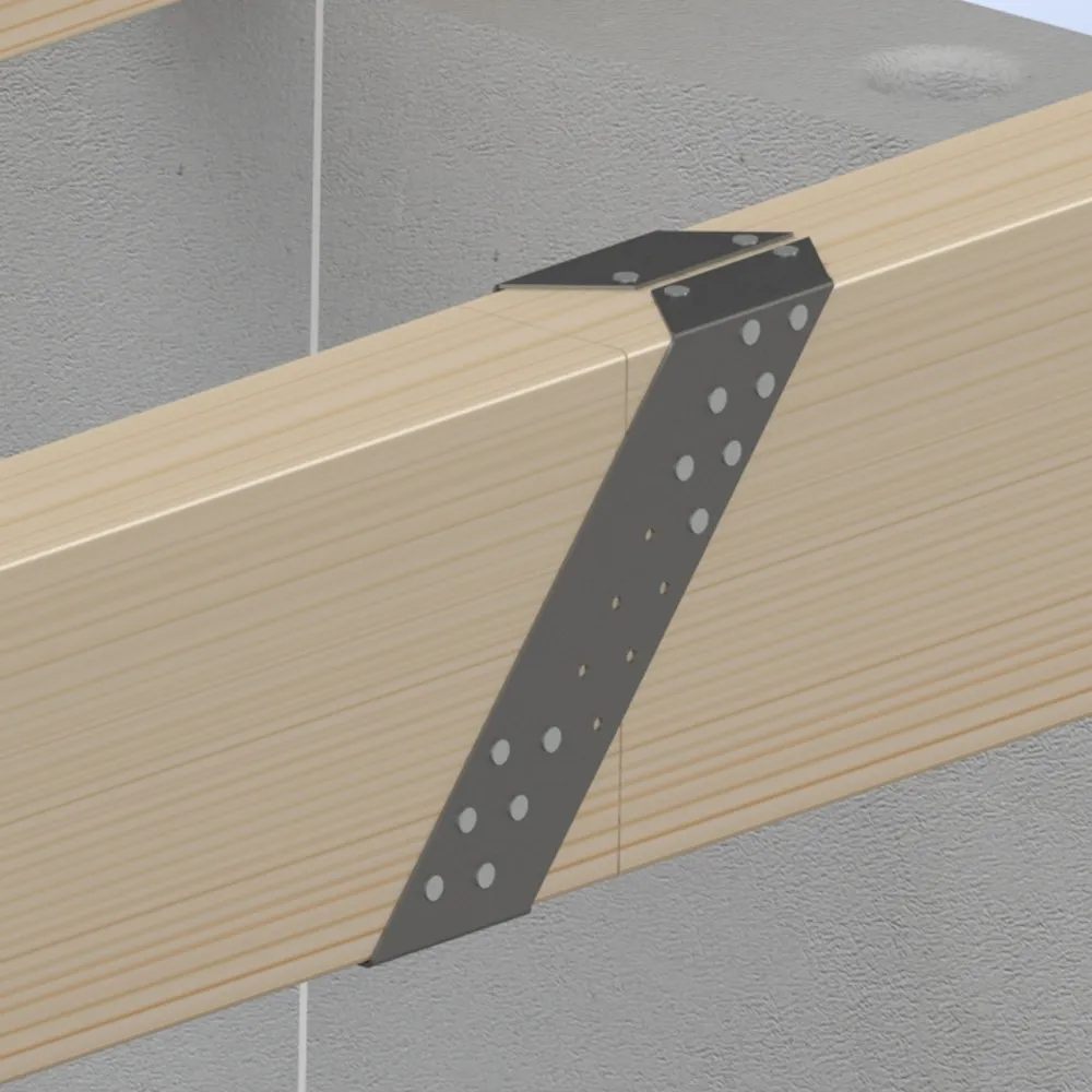 Gordinglas 71x196x1.5 mm verzinkt