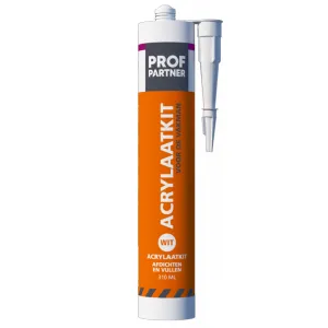 ProfPartner Acrylaatkit koker 310 ml wit
