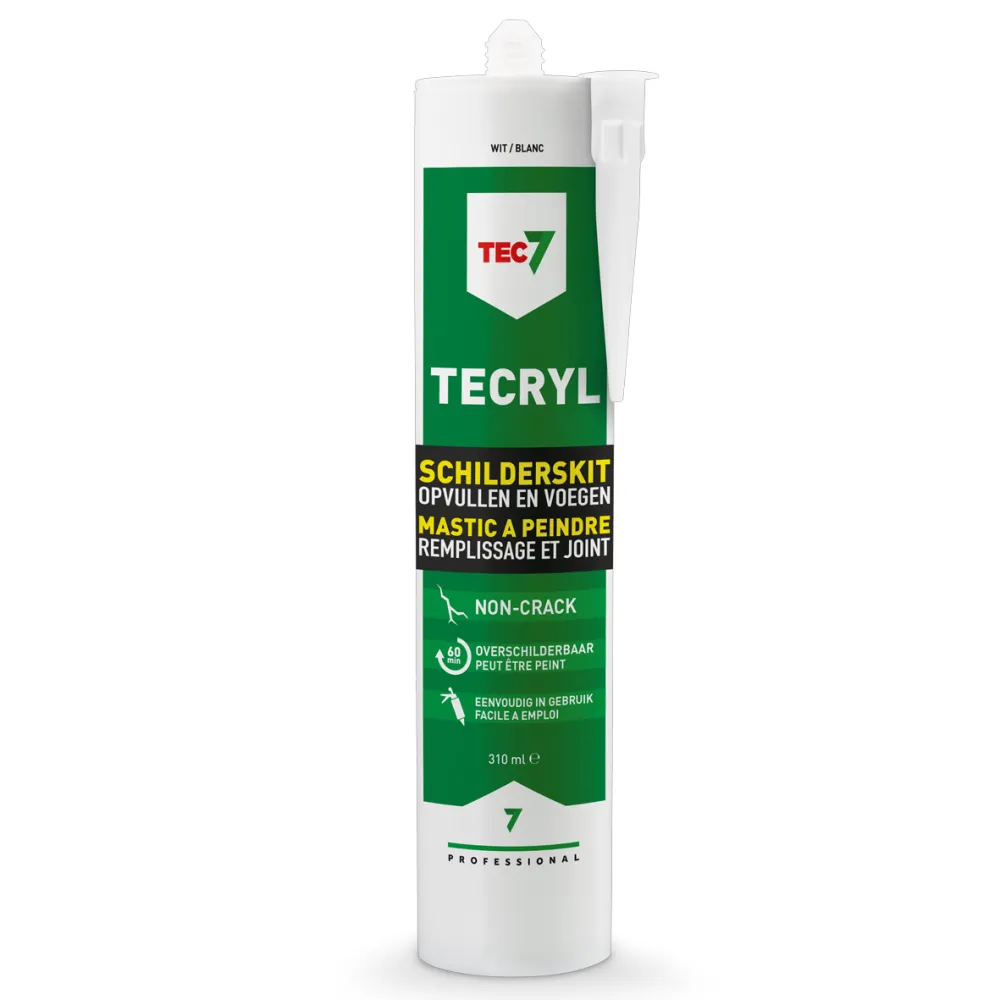 Tec7 Tecryl wit 310 ml koker