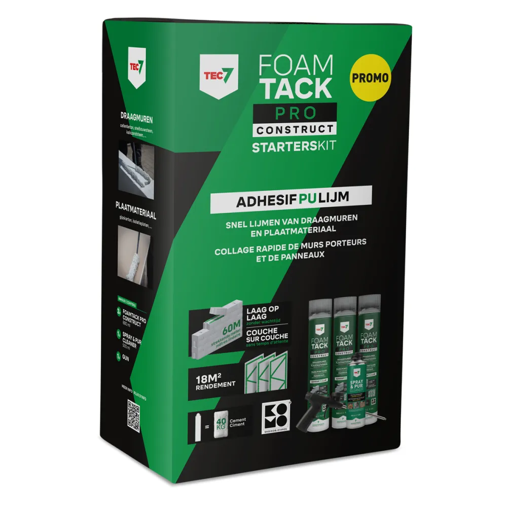 Tec7 FoamTack Pro Construct starterskit