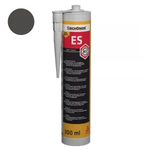 Schonox ES siliconenkit donkergrijs flacon 300 ml 12 fc/ds