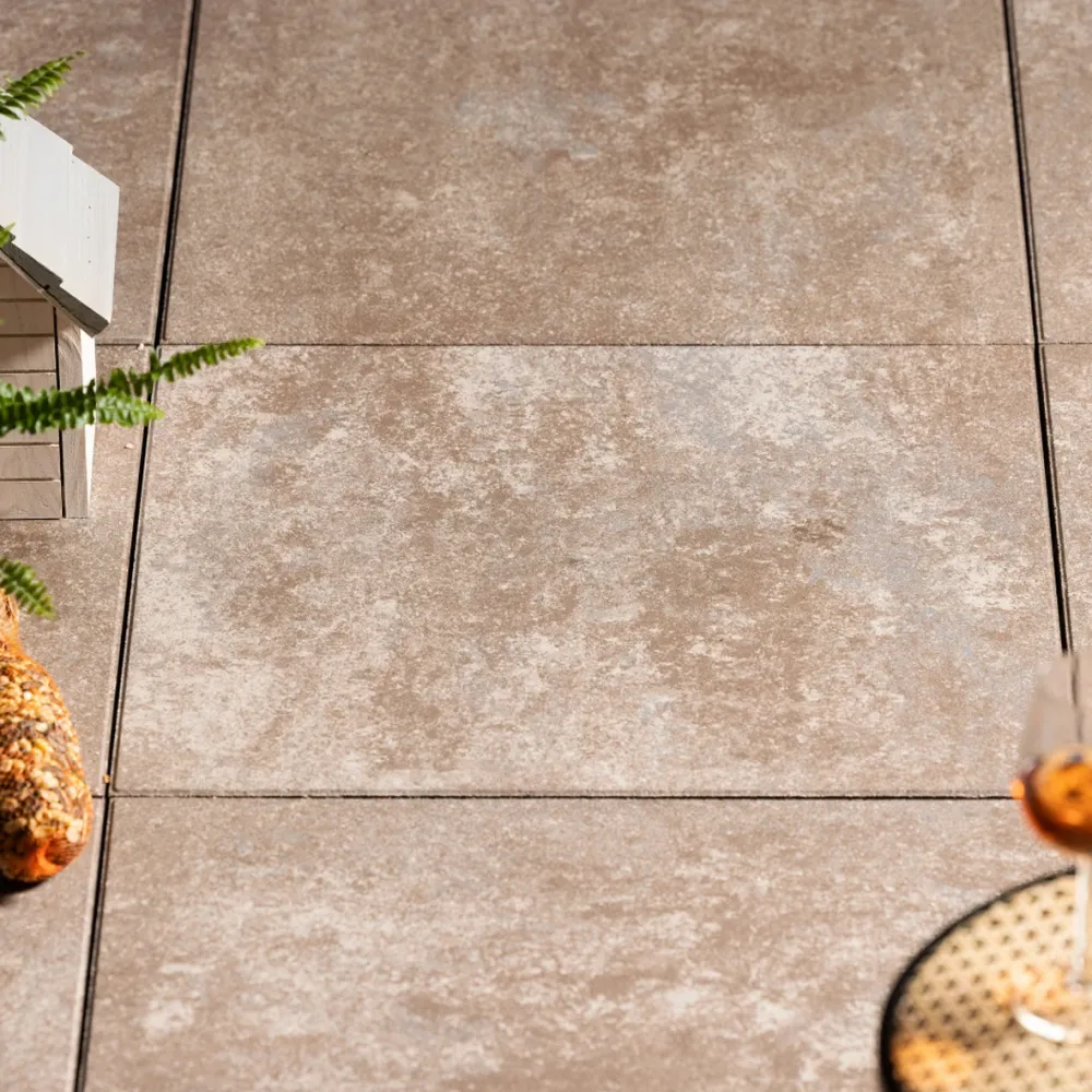 Actietegel 60x60x4 cm Bruin nuance