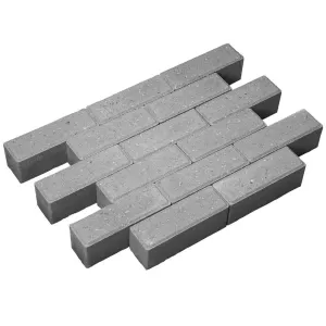 Dikformaat 21x7x8 cm grijs KOMO