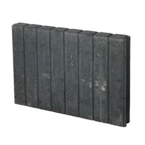 Blokjesband 6x35x50 cm zwart