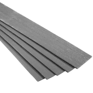 Ecoborder Flex plank 140x10 mm zwart L= 3000 mm