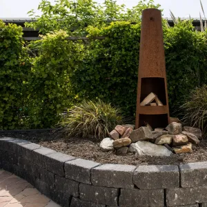 Wallblock Tumble 12x12x30 cm antraciet 