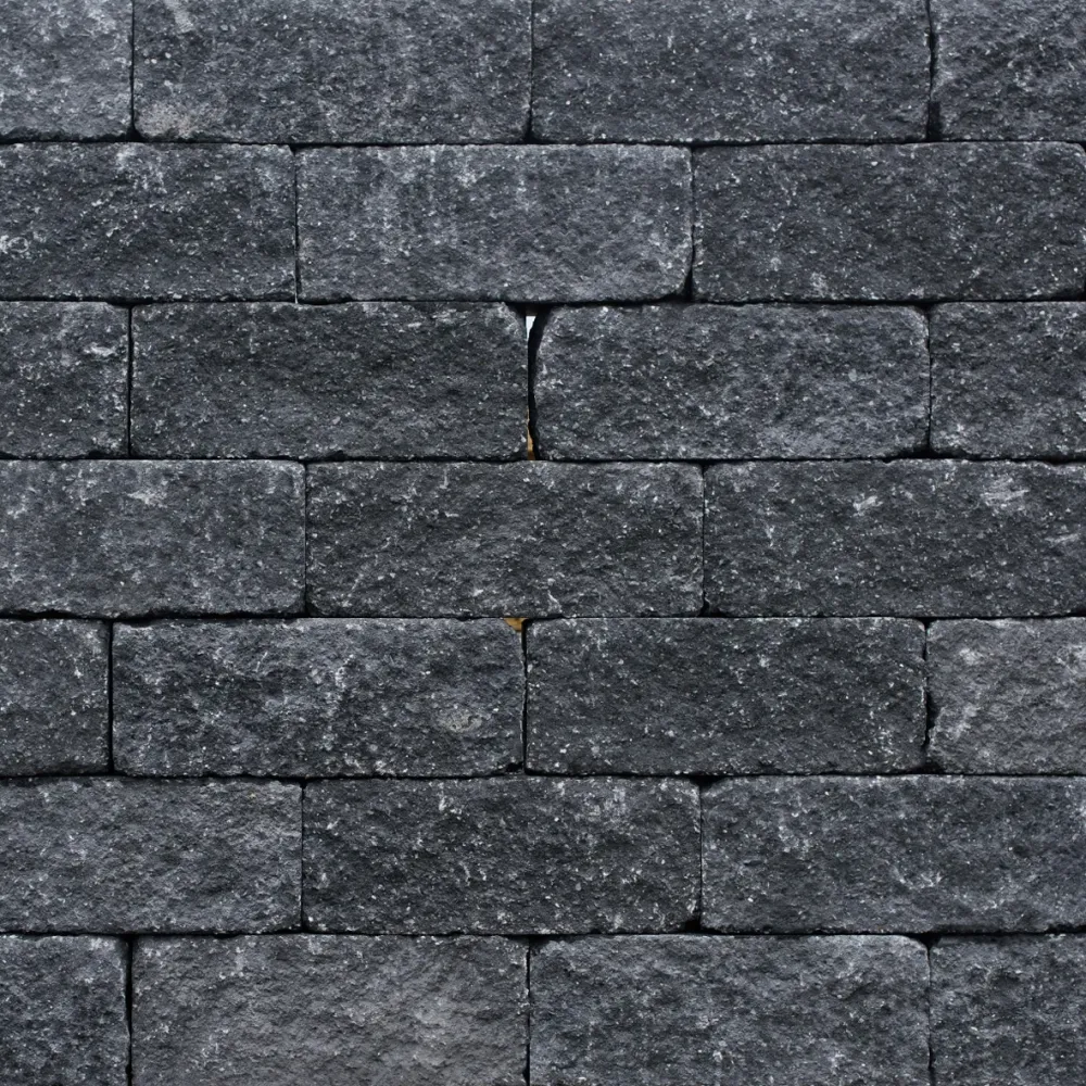 Wallblock Tumble 12x12x30 cm antraciet 