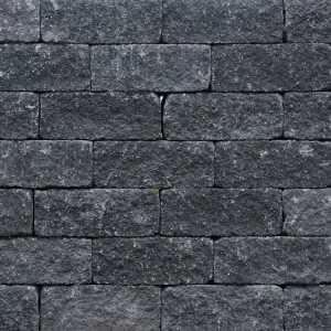 Wallblock Tumble 12x12x30 cm antraciet 