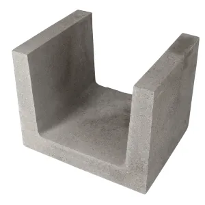 U-Element 30x30x40 cm grijs