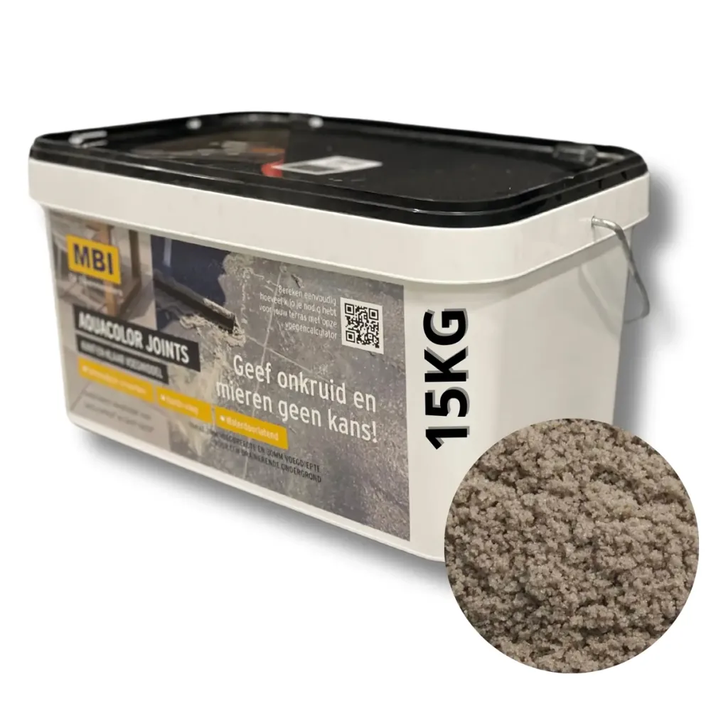 Voegmortel AquaColor Joints Neutraal emmer 15 kg