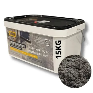 Voegmortel AquaColor Joints Steengrijs emmer 15 kg