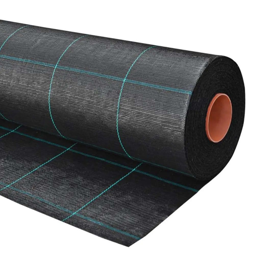 Anti Worteldoek 100 gr. zwart rol 210 cm breed