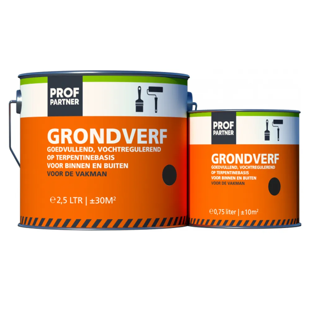 ProfPartner Grondverf Alkyd zwart blik 750 ml