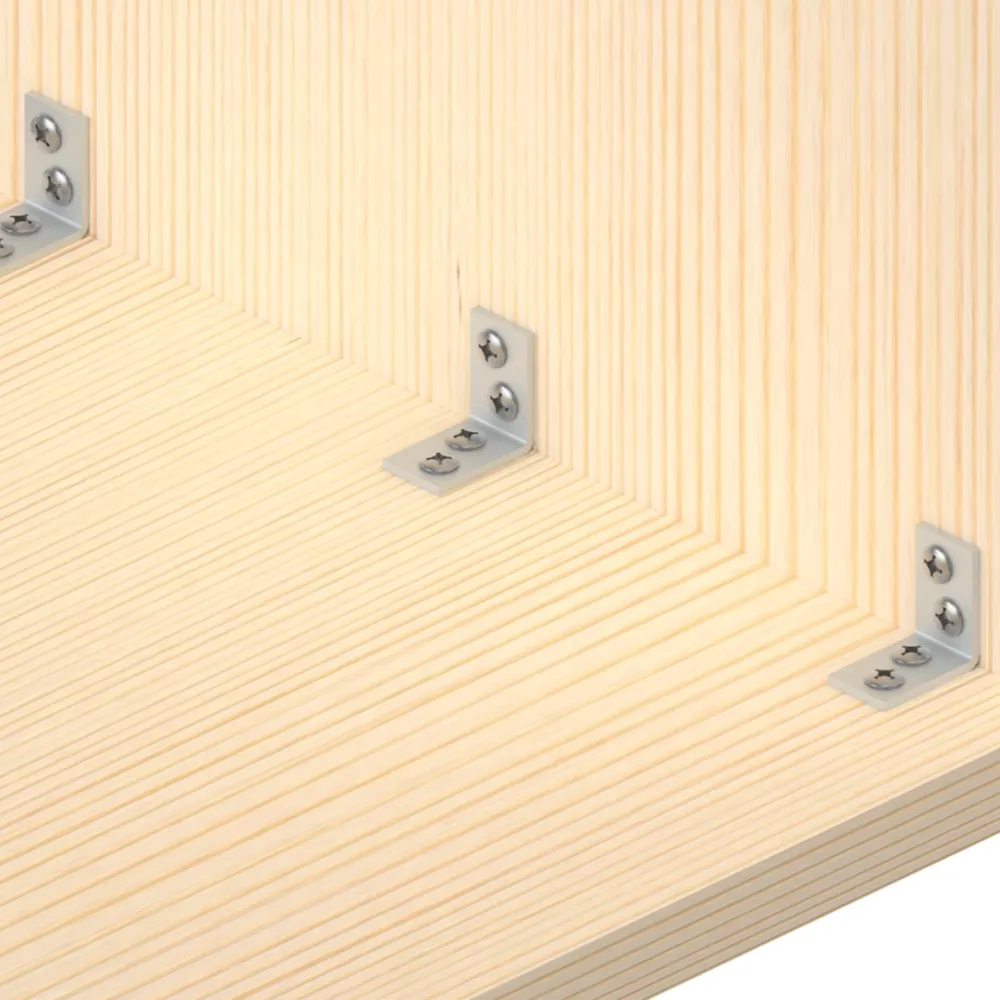 Stoelhoek 25x15x2.0 mm verzinkt