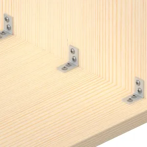 Stoelhoek 25x15x2.0 mm verzinkt