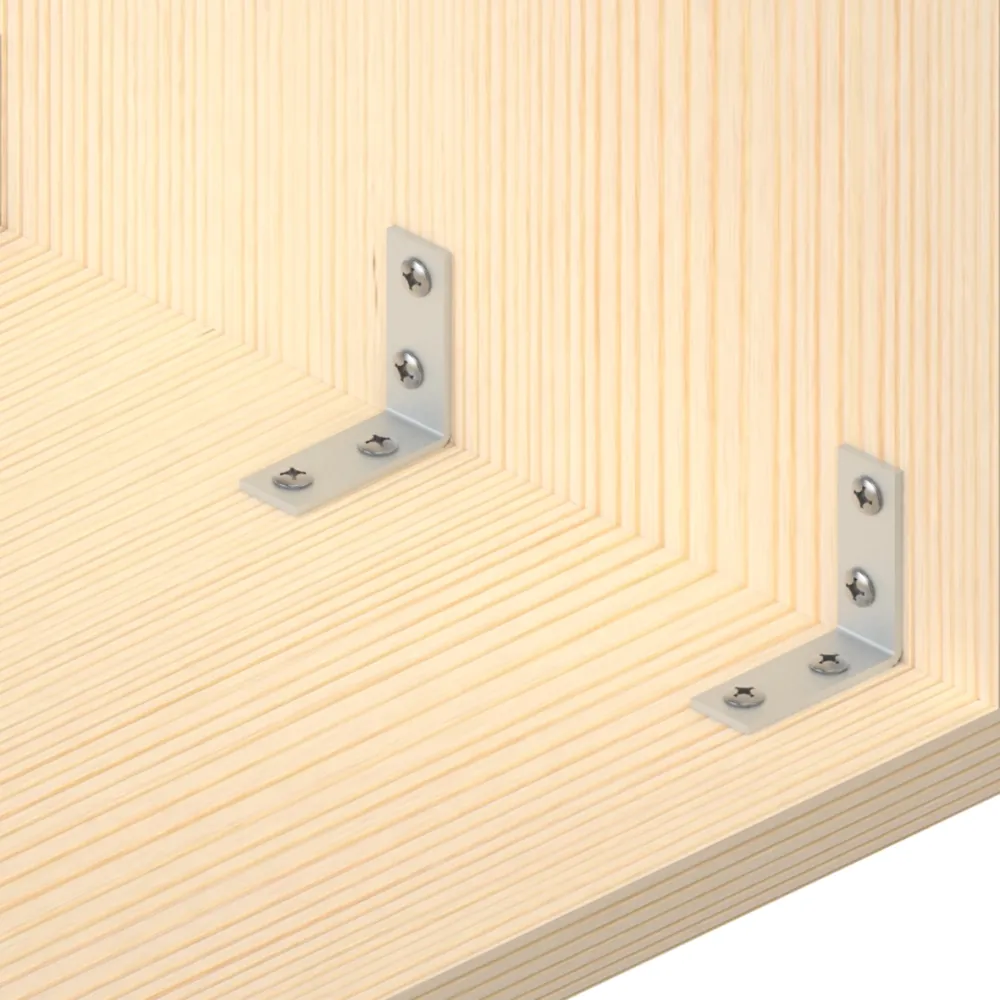 Stoelhoek 40x15x2.0 mm verzinkt