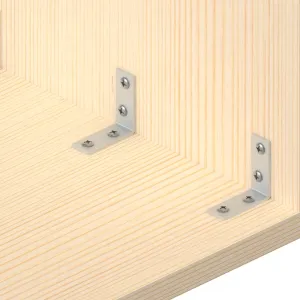 Stoelhoek 40x15x2.0 mm verzinkt