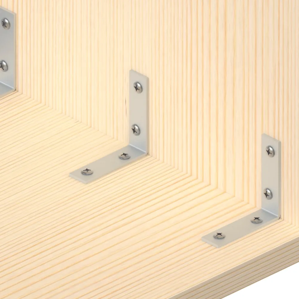 Stoelhoek 55x15x2.0 mm verzinkt