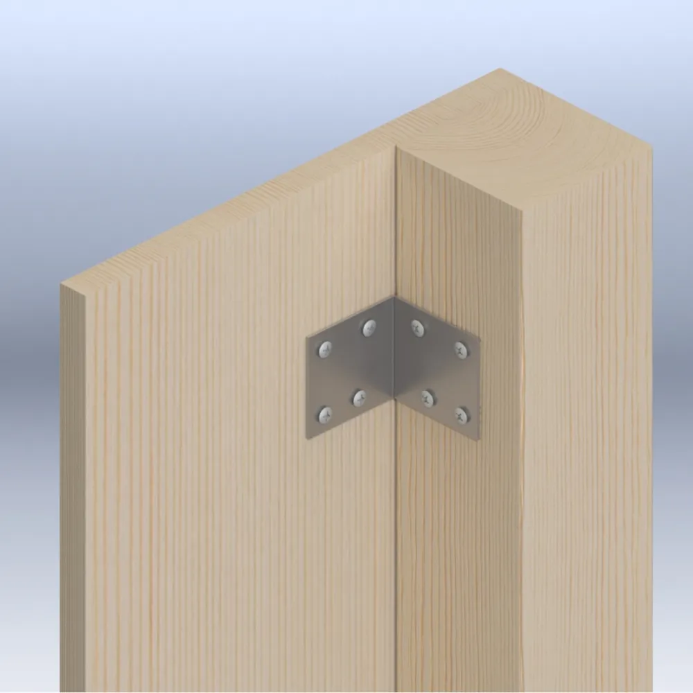 Versterkingshoek 40x40/40x2.0 mm verzinkt