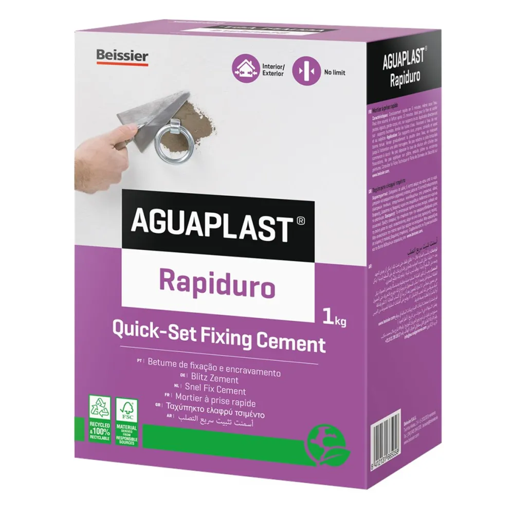 Aguaplast Rapiduro Snelfix cement doos 5 kg