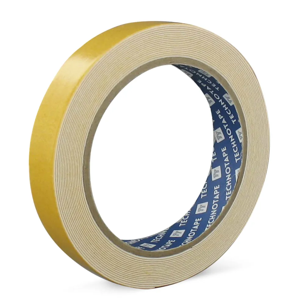 Foamtape dubbelzijdig wit 19x0,8 mm rol 5 m1