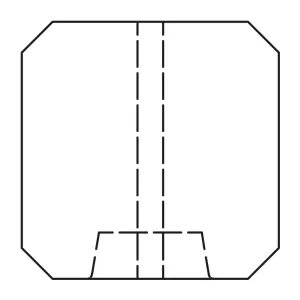 Betonpaal glad antraciet 10x10x280 cm eindpaal met diamantkop