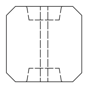 Betonpaal glad antraciet 10x10x280 cm tussenpaal met diamantkop