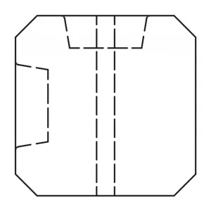 Betonpaal glad antraciet 10x10x280 cm hoekpaal met diamantkop
