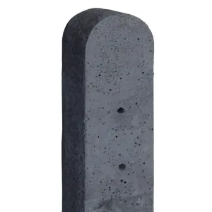 Betonpaal antraciet 10x10x280 cm hoekpaal stampbeton