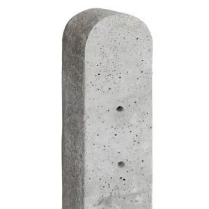 Betonpaal grijs 10x10x280 cm hoekpaal stampbeton