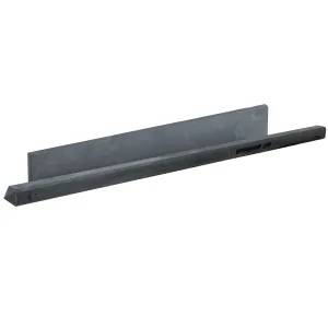 Betonplaat glad antraciet 3,5x24x184 cm