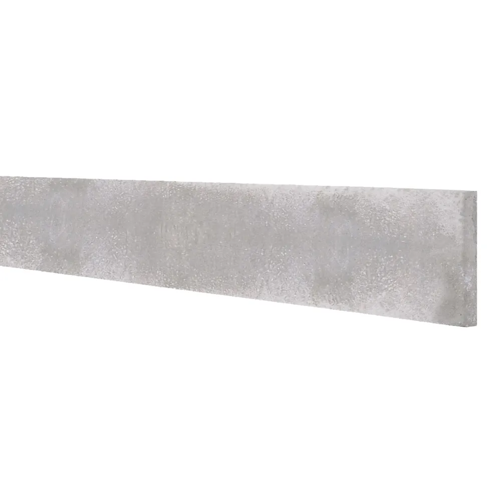 Betonplaat grijs 3,5x25x184 cm stampbeton