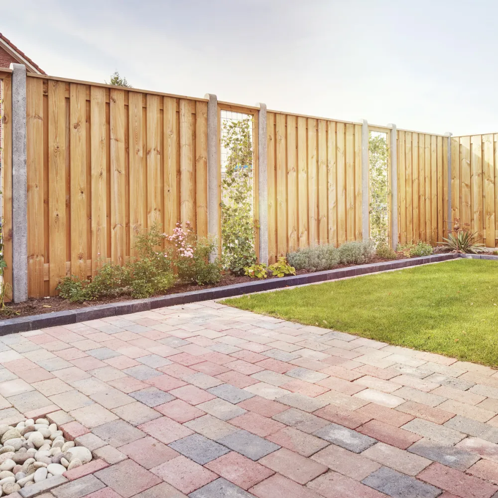 Grenen plankenscherm 180x180 cm 21-planks geïmpregneerd geschaafd