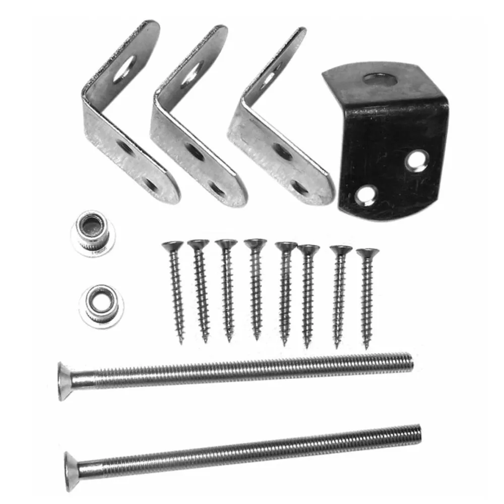 Uni-beslag set RVS tbv 1 betonpaal