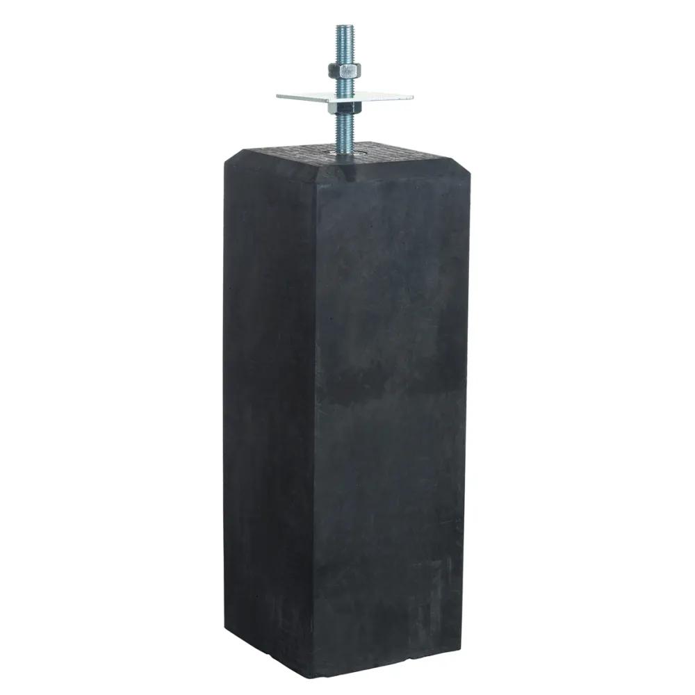 Betonpoer glad antraciet 15x15x60 cm M20