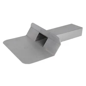 Loden kiezelbak model U60x100 45 graden naadloos gegoten