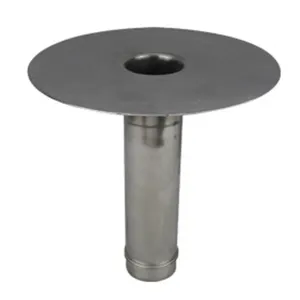 Loden kiezelbak model M80 300 mm naadloos gegoten