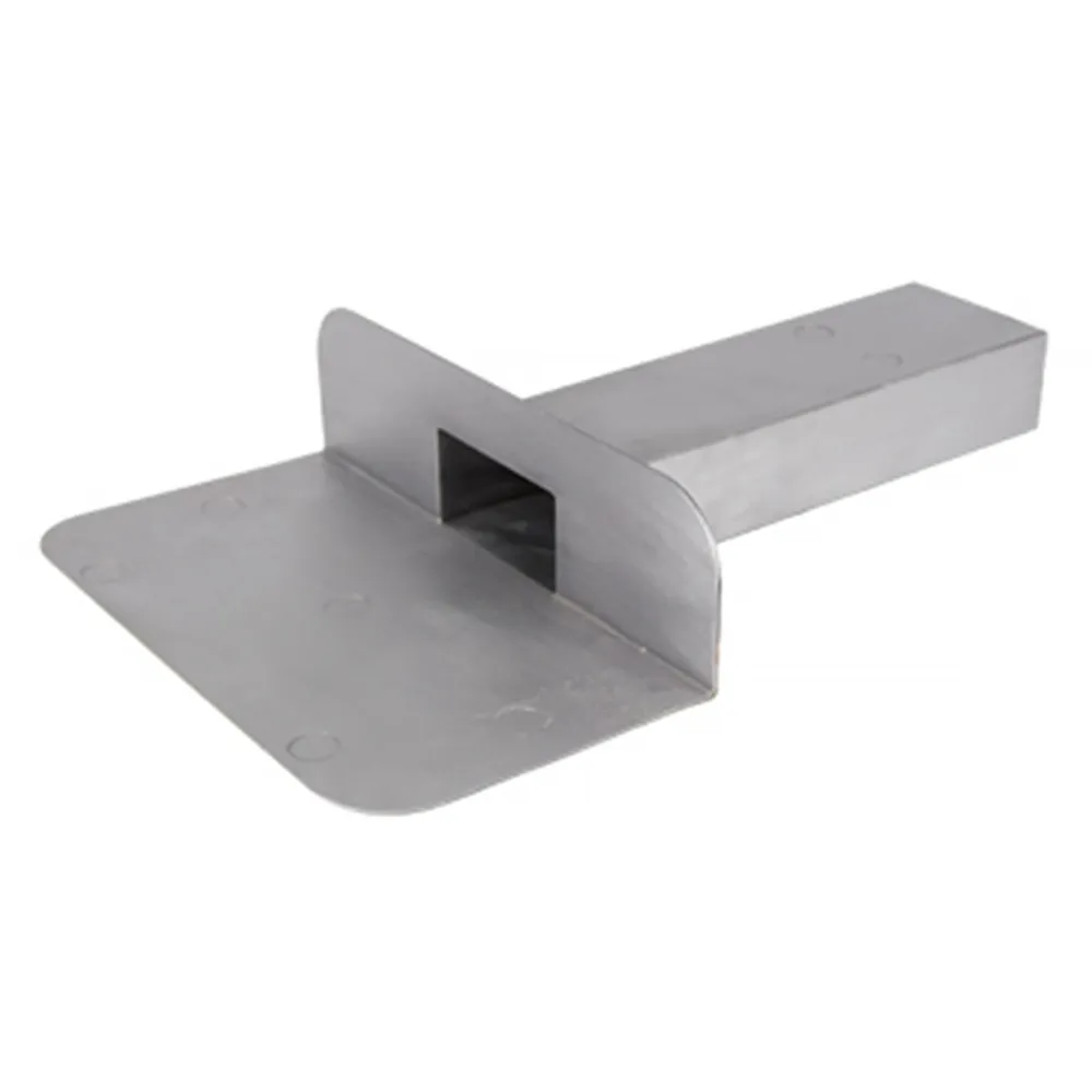 Loden kiezelbak U60 90 graden naadloos gegoten